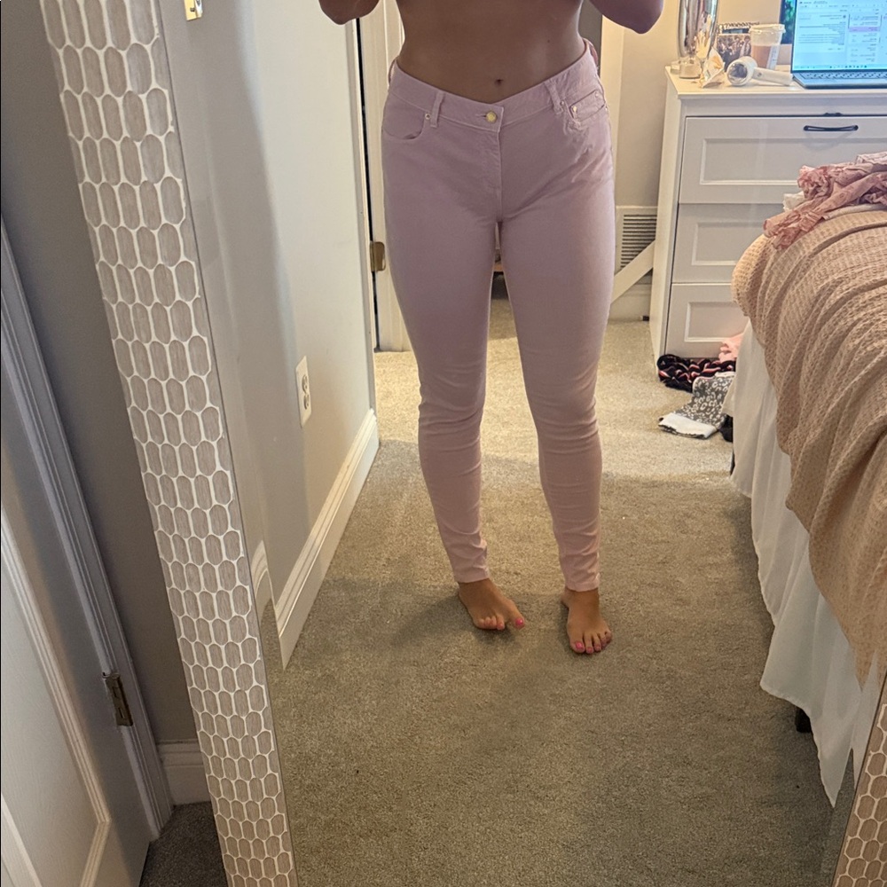Michael Kors Izzy Skinny Light Pink Skinny Jeans